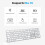 OMOTON Wireless Bluetooth Keyboard for Mac Air/Pro/iMac, QWERTY UK, Silver 4
