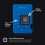 iStorage diskAshur2 HDD 4TB Blue - Secure portable hard drive - Password protected - Dust & water resistant - Hardware Encryption 4