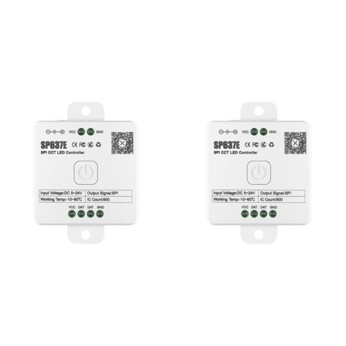 2X and-SP636E SPI Monochrome Controller DC5-24v Support 2.4G Touch Remote Control