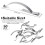 50 Pcs Window Screen Tension Spring, Corner Mount Flat Window Spring Stainless Steel Window Screen Clip 2-3/4inch 4