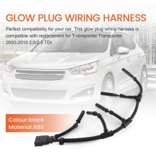 8pcs Engine Glow Plug Bridge Wiring Harness 070971277B for  Transporter 2003-2010 2.5 TDI 07Z971277A,074972095B