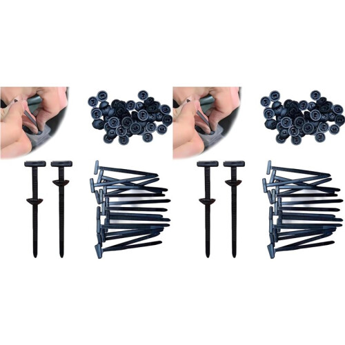 Nylon Universal Cable Tie Buckle Upgrade Multipurpose Plastic Cable Ties Tool Heavy Duty Self Locking 200PCS 1
