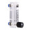 4X 4T 0.1-1L/MIN Acrylic Variable Area Flow Meter Adjustable Panel Mount Gas Rotameter Air Flow Rate Controller 4