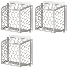 3X Drogeruitlaatrooster, Drogerventilatierooster met Vogelbescherming voor 3 Tot 4 Inch Ventilator, Roestvrijstalen Ventilatievogelkooi
