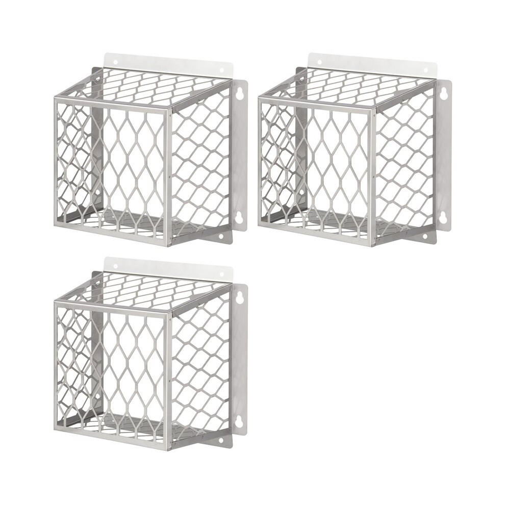 3X Dryer Exhaust Guard Vent Cover,Dryer Vent Bird Guard For 3 To 4 Inch Fan Cover, Stainless Steel Ventilation Bird Cage 6034024504446