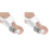 Bunion Corrector for Women  Toe, 2PCS Bunion Corrector, Adjustable with Non-Slip  Toe Separator Left Foot 1
