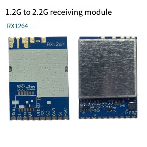 4X 1.2G 1.3G RX1264 FPV Wireless Image Transmission Module Audio and Video Transmitter and Receiver for Drones 2