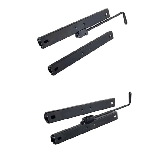 Single Lock Car  Slide Rail High Strength Adjustable  Slide Rail Assembly Kit for Loader Forklift Tractor A