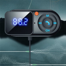 Trådlös 5.0 FM-Sändare Bil Mp3-Spelare Handsfree Bilsats LCD Aux Audio USB Laddning PD18W FM-Modul