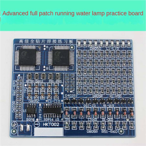 5X SMD Component Welding Practice Board DIY Kit Skill Training Board Led Transistor Set Practice 2