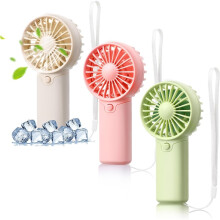 3 Pcs Mini Portable Fan Handheld Battery Operated Portable Small Personal Fans for Summer Travel Indoor Outdoor Cooling Gift