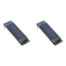 2X Display Module 0.91 Inch SSD1306 OLED Display Module OLED Screen Driver 3.3V,White Font