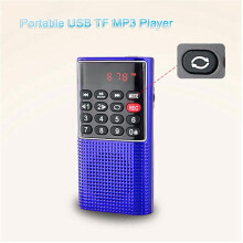 2X L-328 Pocket Walkman Radio Multifunctional Rechargeable Portable USB TF MP3 Player Handheld Speaker for Outdoor