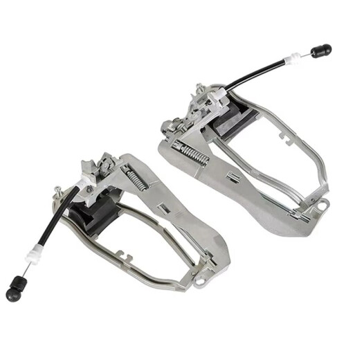 1Pair Front Left+Right Driver Side Door Handle Carrier for  E53 X5 2000-2006 51218243615 51218243616