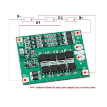 2X 3S 25A Li-Ion Lithium Batterijlader Beschermingsbord 18650 BMS Beschermingsbord 12V met Balans voor Li-Ion Batterij
