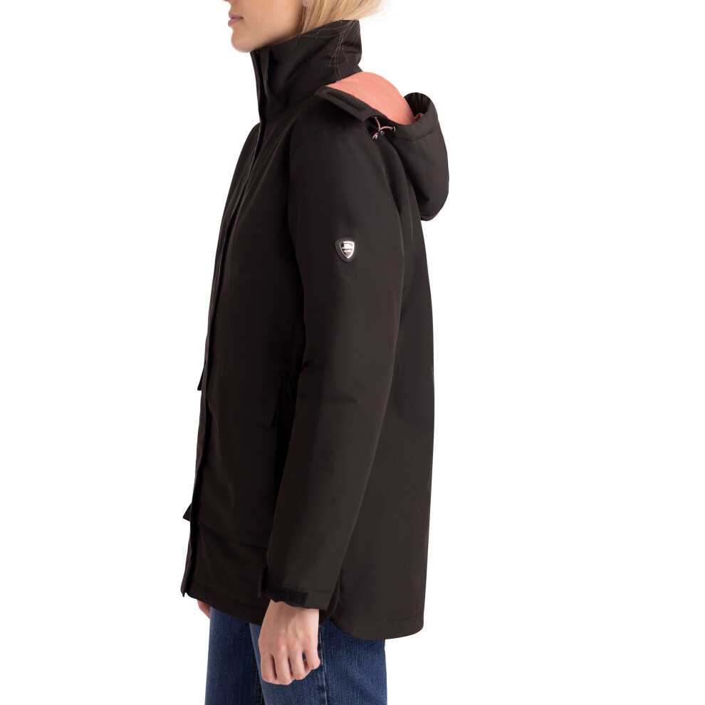 Trespass (12, Black) Womens Waterproof Jacket - Hosho