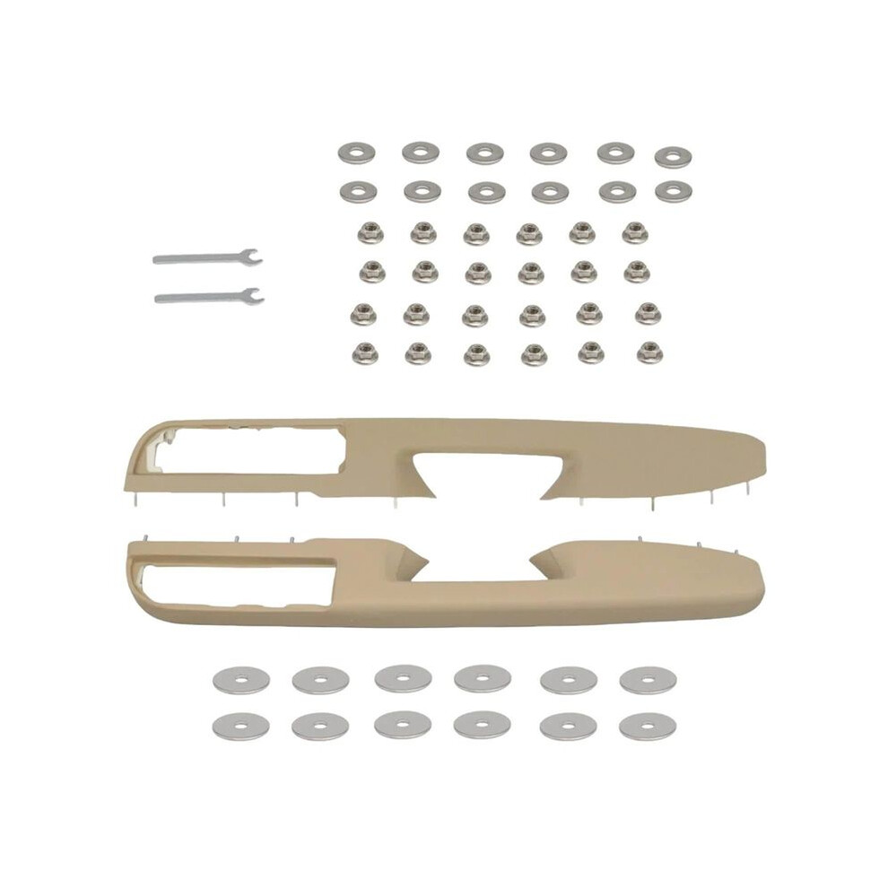 1Pair Front Door Handle Armrest Panel Repair 80994 80995 For Chevy Tahoe Silverado 2010-2014 20954878 20954886 Beige 4713497266267