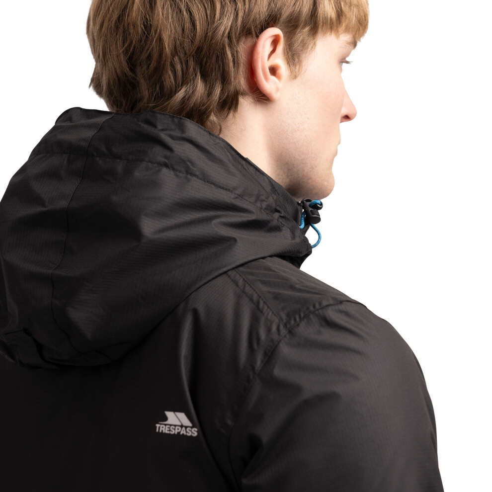Trespass (L, Black) Mens Padded Jacket With Hood Farmcott
