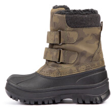 (8, Green) Trespass Kids Snow Boot Insulated Lined Alex