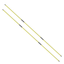 Alignment Sticks Training Aid 2-Pack, 3-Sektion 48 Tum Swing Trainers Vikbara öVningsstavar Siktstavar