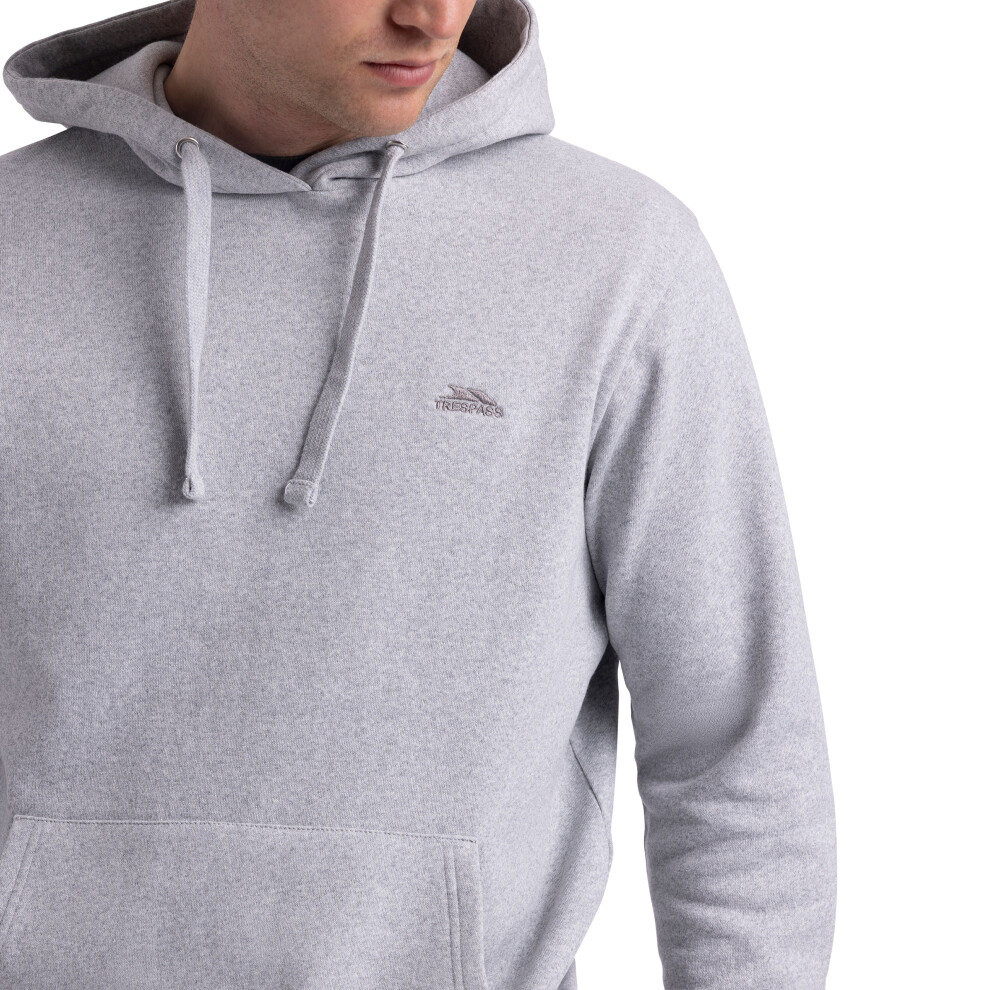 Trespass (L, Marl) Mens Casual Hoodie - Truman Grey