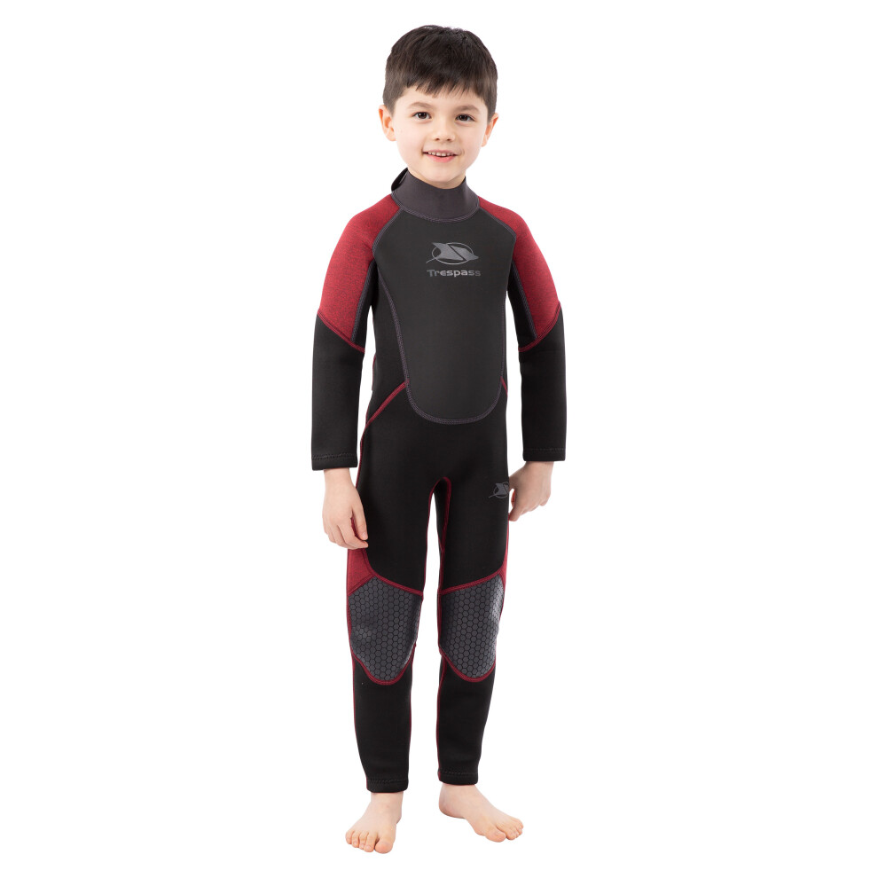 Trespass Boys 3Mm Full Length Wetsuit Amigo Red 11/12 - Image 3