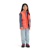 (2 years to 3 years, Soft Orange) Trespass Girls Quilted Casual Gilet - Casster