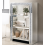Luxury Crushed Crystal Mirrored Diamond Shelving Display unit 1