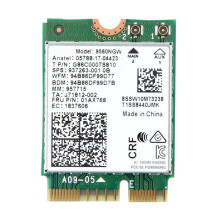 10X Tarjeta WiFi 9560NGW + 20 Antenas, 1730 Mbps, Inalámbrica, 9560AC, 2,4 G, 5 G, Banda Dual, 5.0, 802.11Ac, M.2, CNVI, 9560NGW