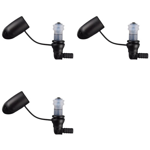 3X 90 Degree Bite Valve Replacement for Hydration Packs Silicone Nozzle Mouthpiece for Water Bladders