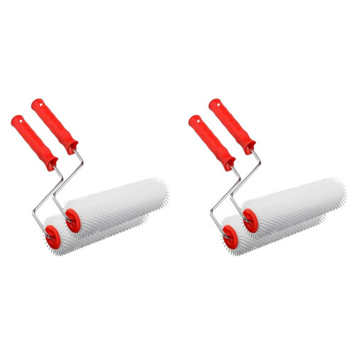 4x Bleed Roller for Compensating Compound 23 cm - Spike Length 14mm Bleed Roller and Spiked Roller Compensating Compound 1