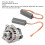 4x Bosch Alternator Brush Set PX602 PX60 10