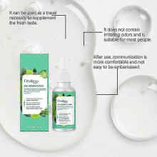 (4) Bad Breath Treatment Dry and Bad Mouth Smell Removing Drops Easy to Carry and Handy Fresh Breath Oil serum,Mint Flavor