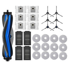 29pcs for T50 PRO OMNI / T50 OMNI Vacuum Brush Dust Bag Filter Roller Mop Replacement Parts