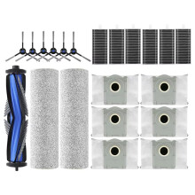Pour X8 PRO OMNI Aspirateur Robot Brosse Latérale Principale Filtre HEPA Sac à Poussière Rouleau Mop Pièces (21pièce)