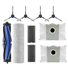 Pour X8 PRO OMNI Aspirateur Robot Brosse Latérale Principale Filtre HEPA Sac à Poussière Rouleau de Mop Pièces (10 Pièces)