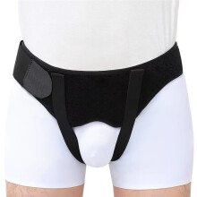 Ceinture Herniaire Ajustable pour Adulte, Soutien Inguinal, Poche Herniaire Gonflable pour Adultes Âgés, Soins de la Hernie Inguinale XL