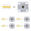 5Pcs AS5600 Magnetic Encoder Magnetic Induction Angle Measurement Sensor Module 12Bit High Precision 2