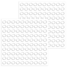 Selbstklebende Stoßdämpferfüße (10mm X 3mm) Klare Zylindrische Weiche Polyurethan-Pads Zur Schalldämpfung Von Küchentüren
