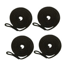Lot de 4 Amarres pour Bateaux, Accessoires de Protection pour L'Amarrage de Bateaux Pontons, Voiliers et Yachts