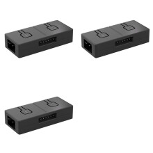 3X 5V 3Pin ARGB to 12V 4 Pin RGB Converter 5V/3pin ADD-RGB to 12V/4PIN Adapter Sync with Motherboard 5V 3pin Controller