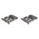 2X Suporte para Rack Móvel com Slot PCI, HDD SSD  de 2,5 Polegadas para Slot de Expansão de PC, Conector SATA3 de 6 Gbps, Hot Swap 1