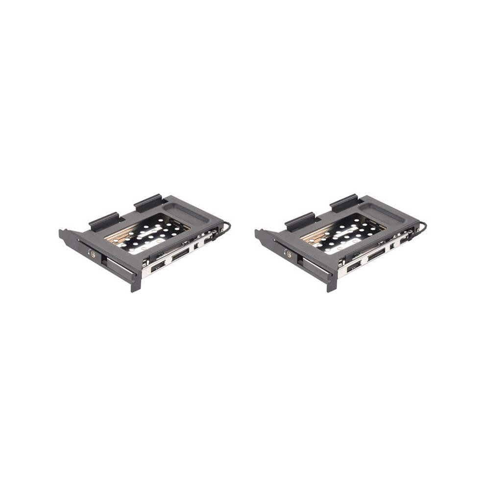 2X Pci Slot Mobile Rack Support 2.5 Inch Hdd Ssd For Pc Expansion Slot Sata3 6Gbps Connector Hotswap 6033558019259