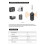 Wireless Saxophone Microphone System for Instruments UHF Rechargeable Microphone Receiver and Transmitter for Sax 2