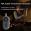 Wireless Saxophone Microphone System for Instruments UHF Rechargeable Microphone Receiver and Transmitter for Sax 8