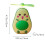 Avocado Shaped Portable USB Handheld Fan, Brown 3