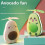 Avocado Shaped Portable USB Handheld Fan, Brown 5