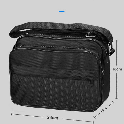 Black4X FTTH Fiber Optic Tool Kit Empty Bag, Network Hardware Tool Pouch 24x10x18cm 1