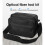 Black4X FTTH Fiber Optic Tool Kit Empty Bag, Network Hardware Tool Pouch 24x10x18cm 5
