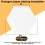 600 Pièces de Papier pour Patchwork, Gabarits de Patchwork, Formes Hexagonales pour Patchwork 7